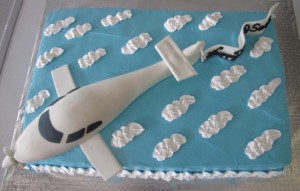 Aeroplane theme cake in Bengaluru