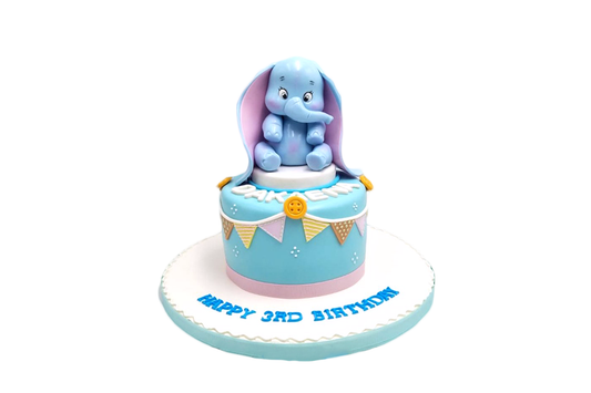 Cute Elephant Cake