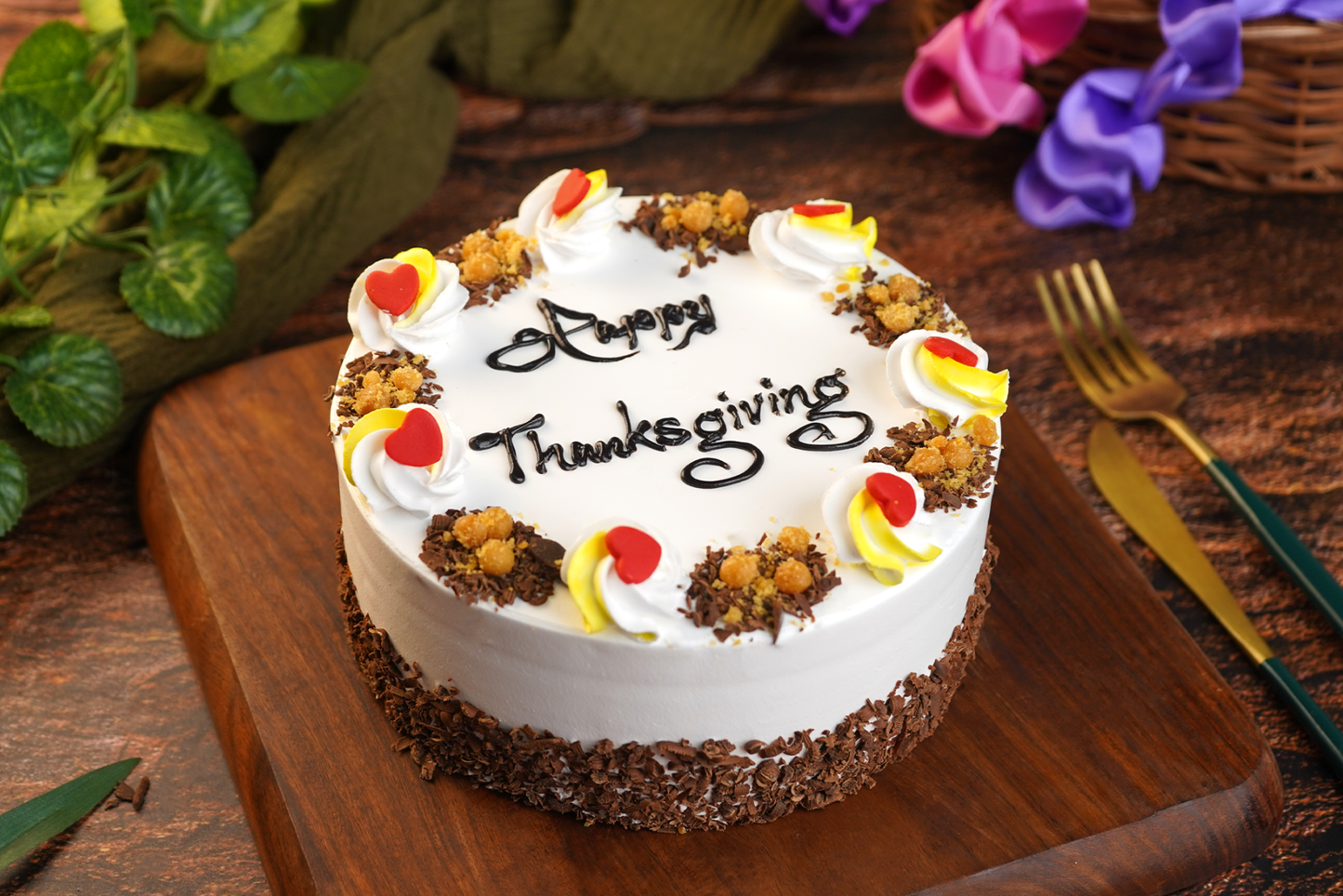 Thanksgiving Black Forest Cake