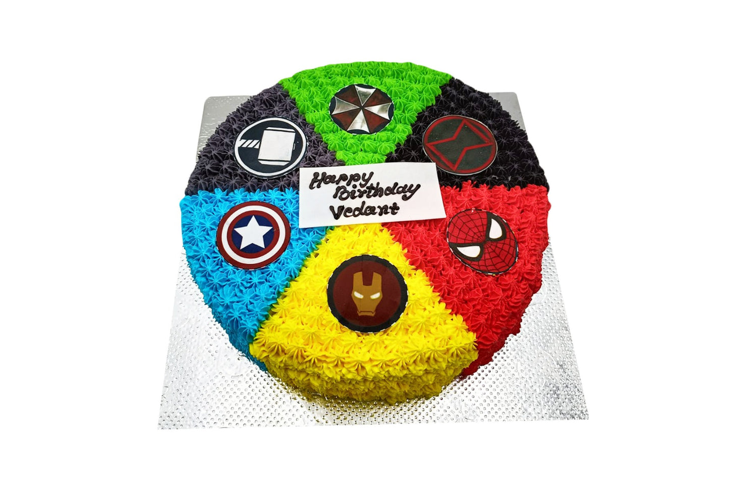 Avengers Cream Cake