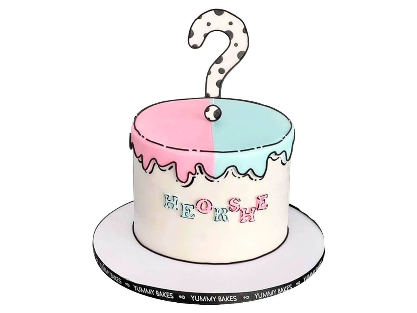 Baby Shower Comic Cake
