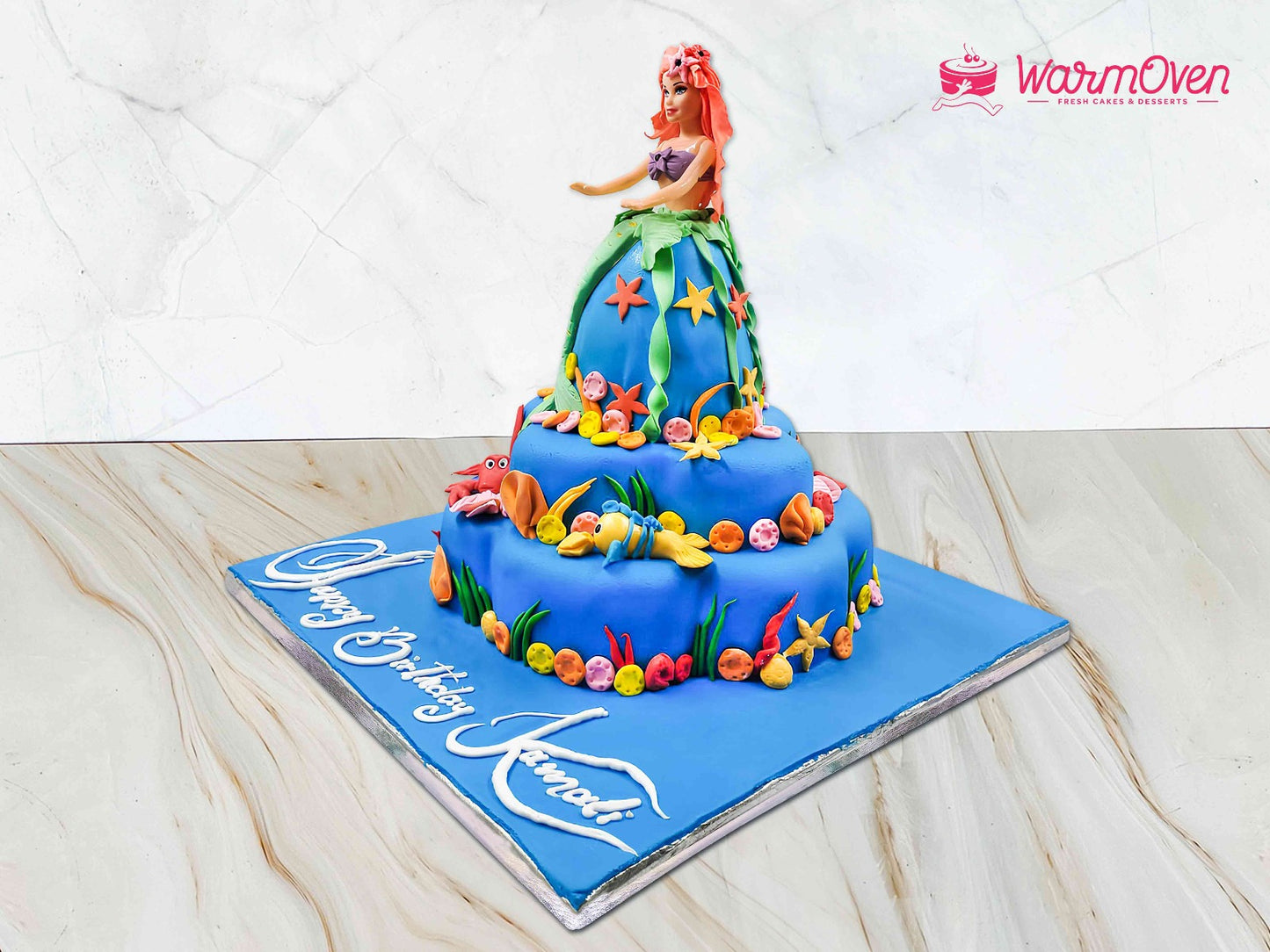 Barbie Mermaid Custom Cake