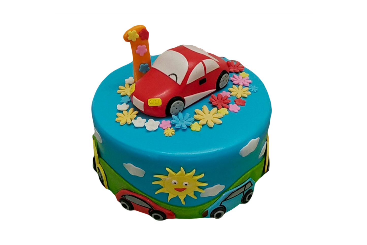 Car Theme Cake