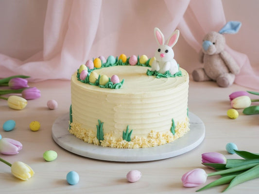 Easter Bunny Meadow Cake