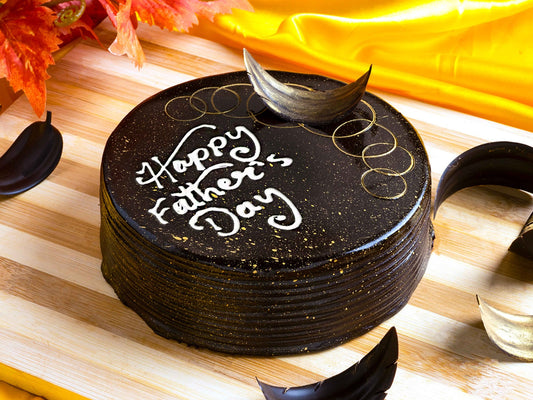 Father's Day Chocolate Truffle Cake