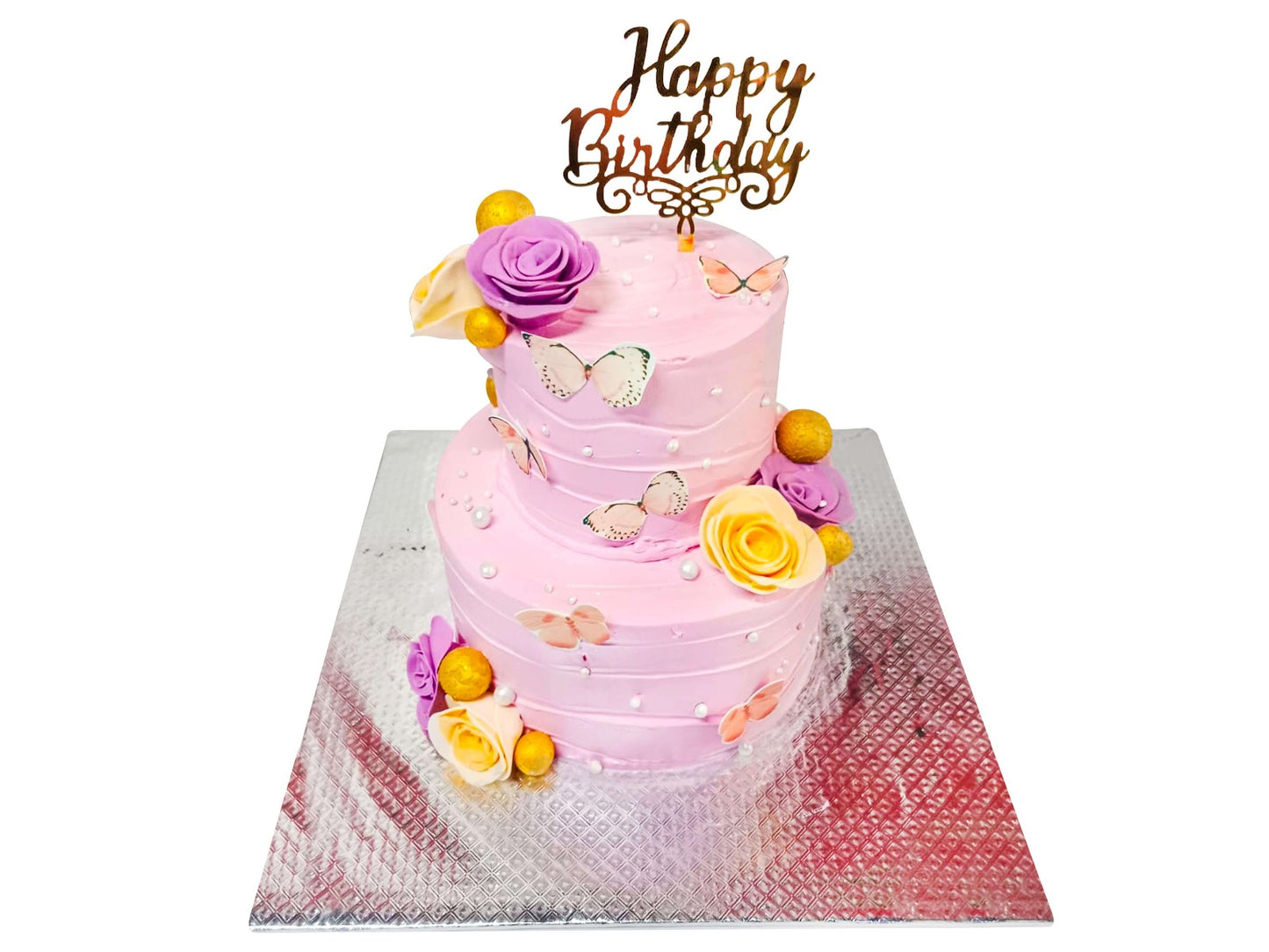 Floral Butterfly Cake