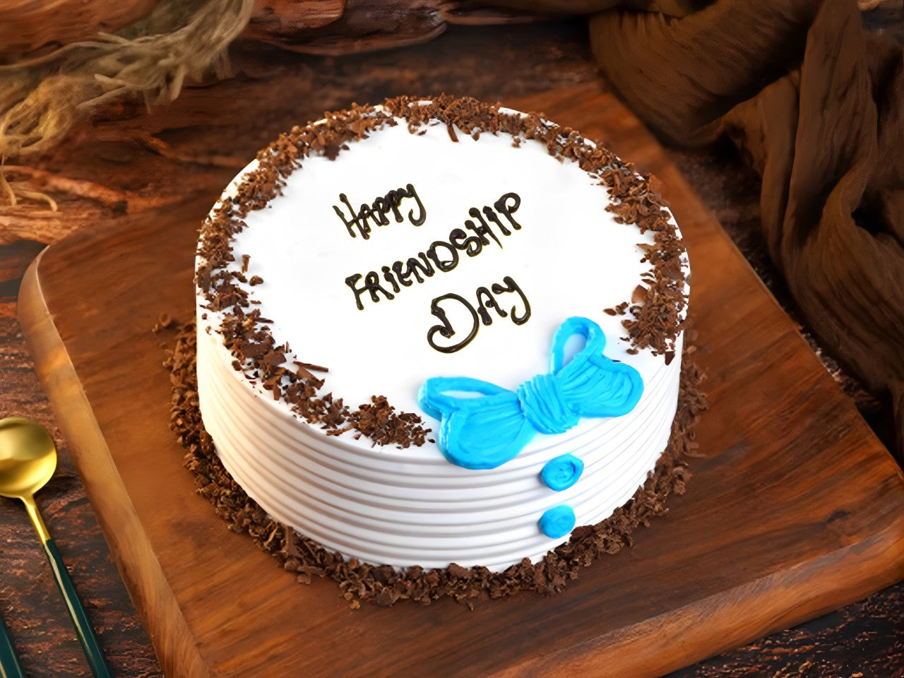 Friendship Day Black Forest Cake