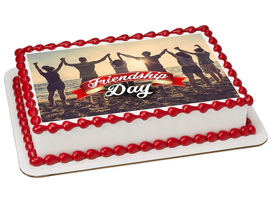 Friendship Day Photo Cake #1
