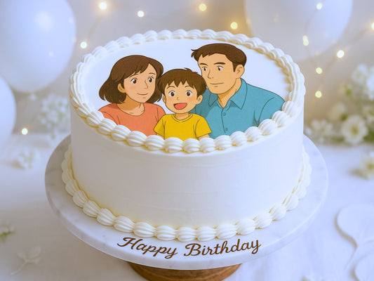 Ghibli Photo Cake