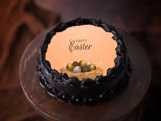 Happy Easter Photo Cake