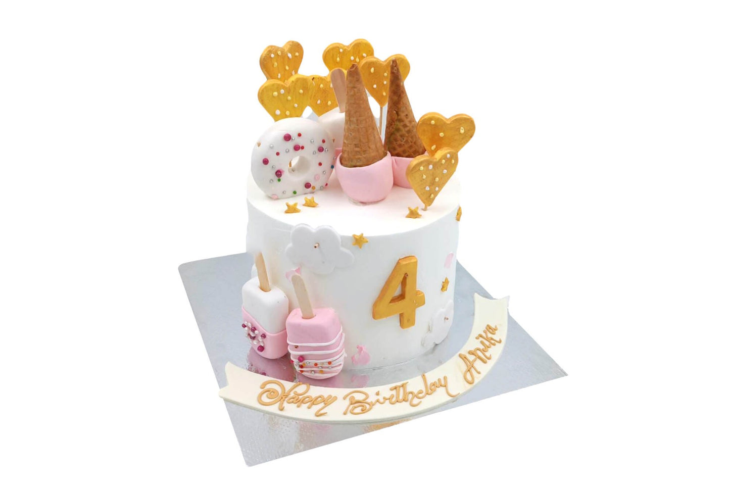 Ice cream Theme Custom Cake