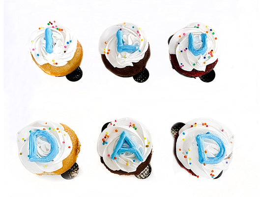 Father's Day Cup Cake Pack of Six