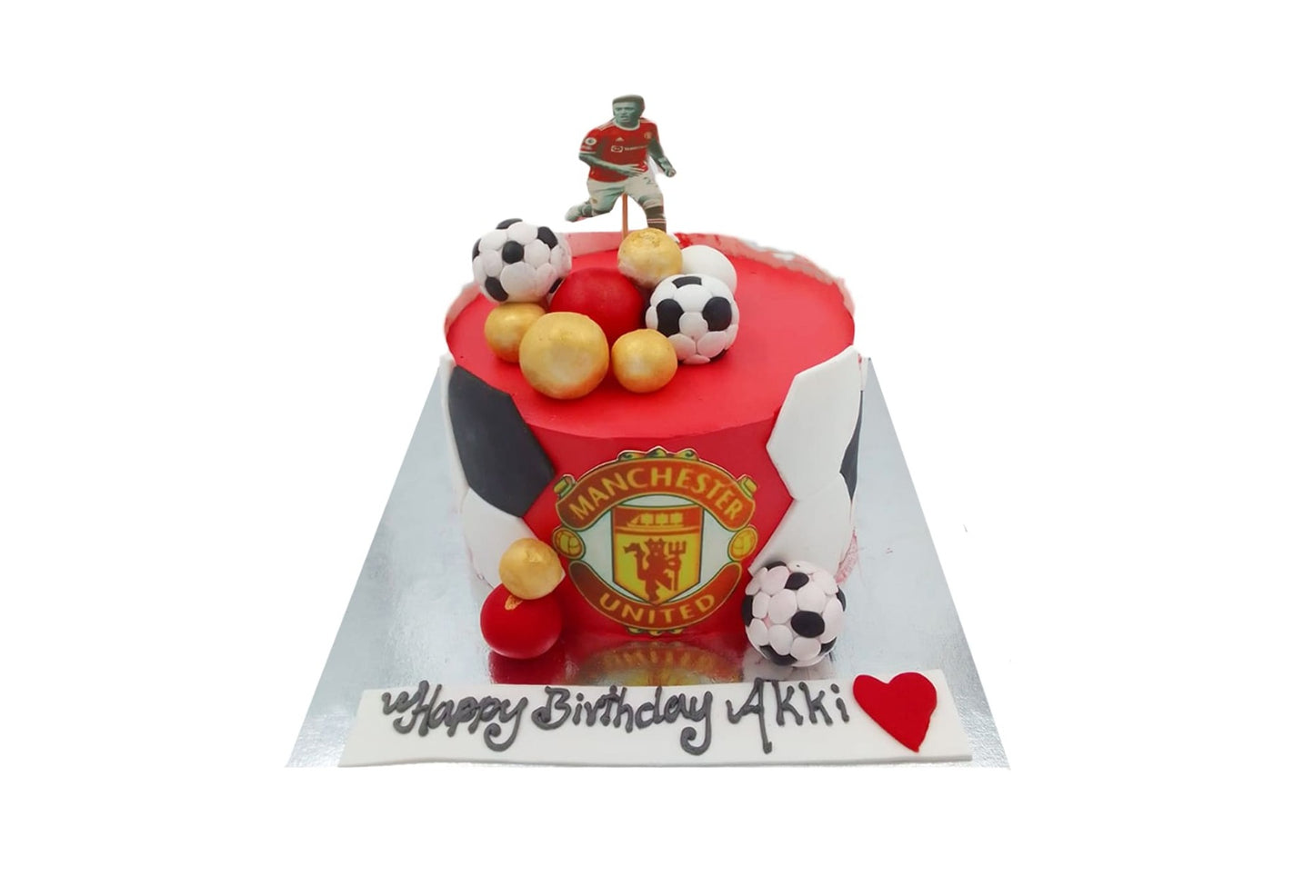 Manchester United Theme Custom Cake