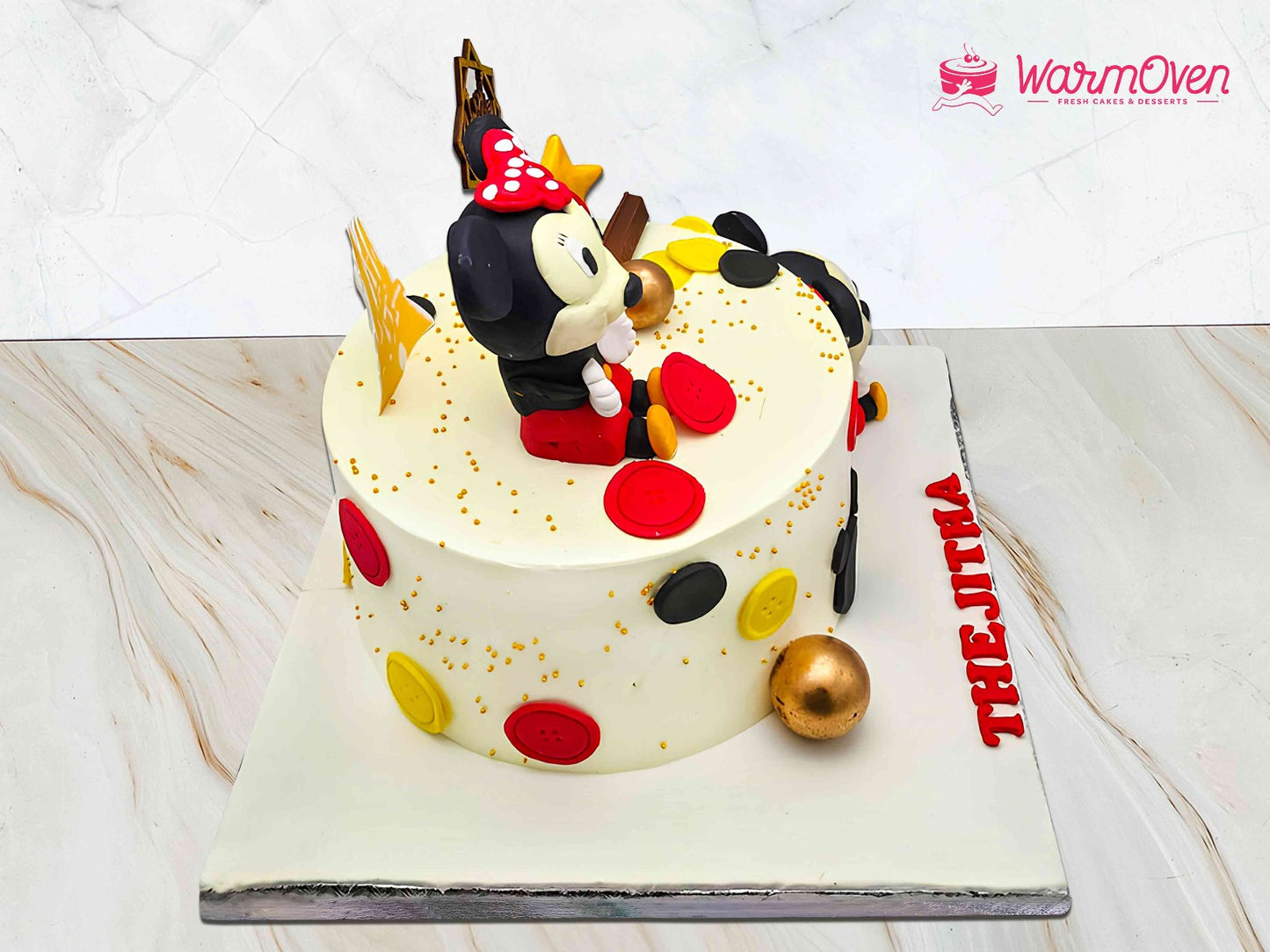 Mickey Mouse Theme Cake