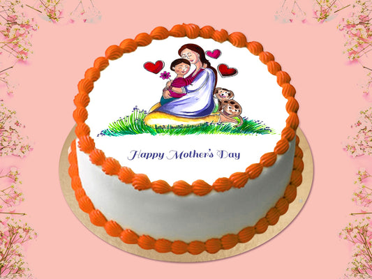 Mother's Day Photo Cake #3