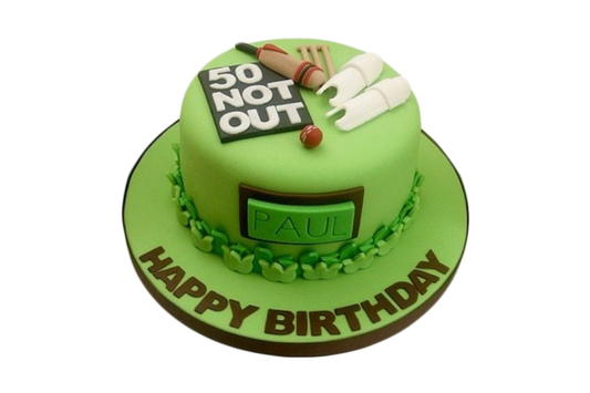 Cricket Fan Cake
