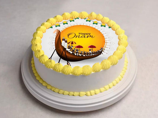 Onam Photo Cake