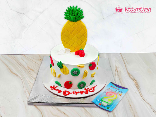 Pineapple & Fruits Cake