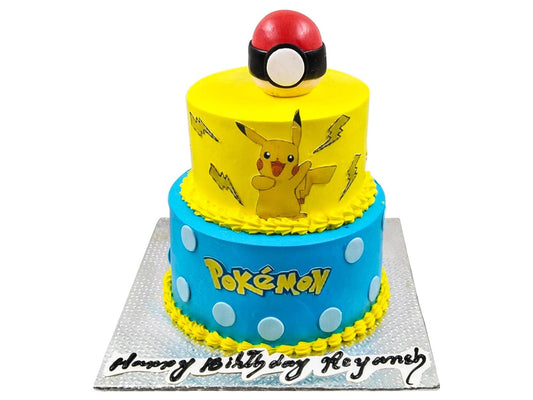 Pokemon Theme Cake