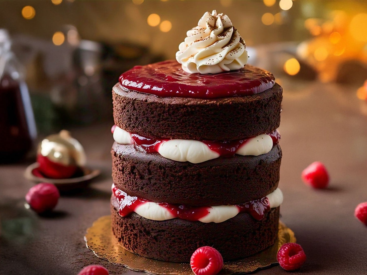 Premium Berry Whipped Delight Cake