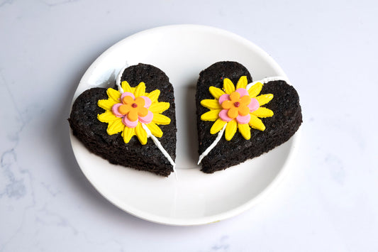 Raksha Bandhan Special Heart Brownie
