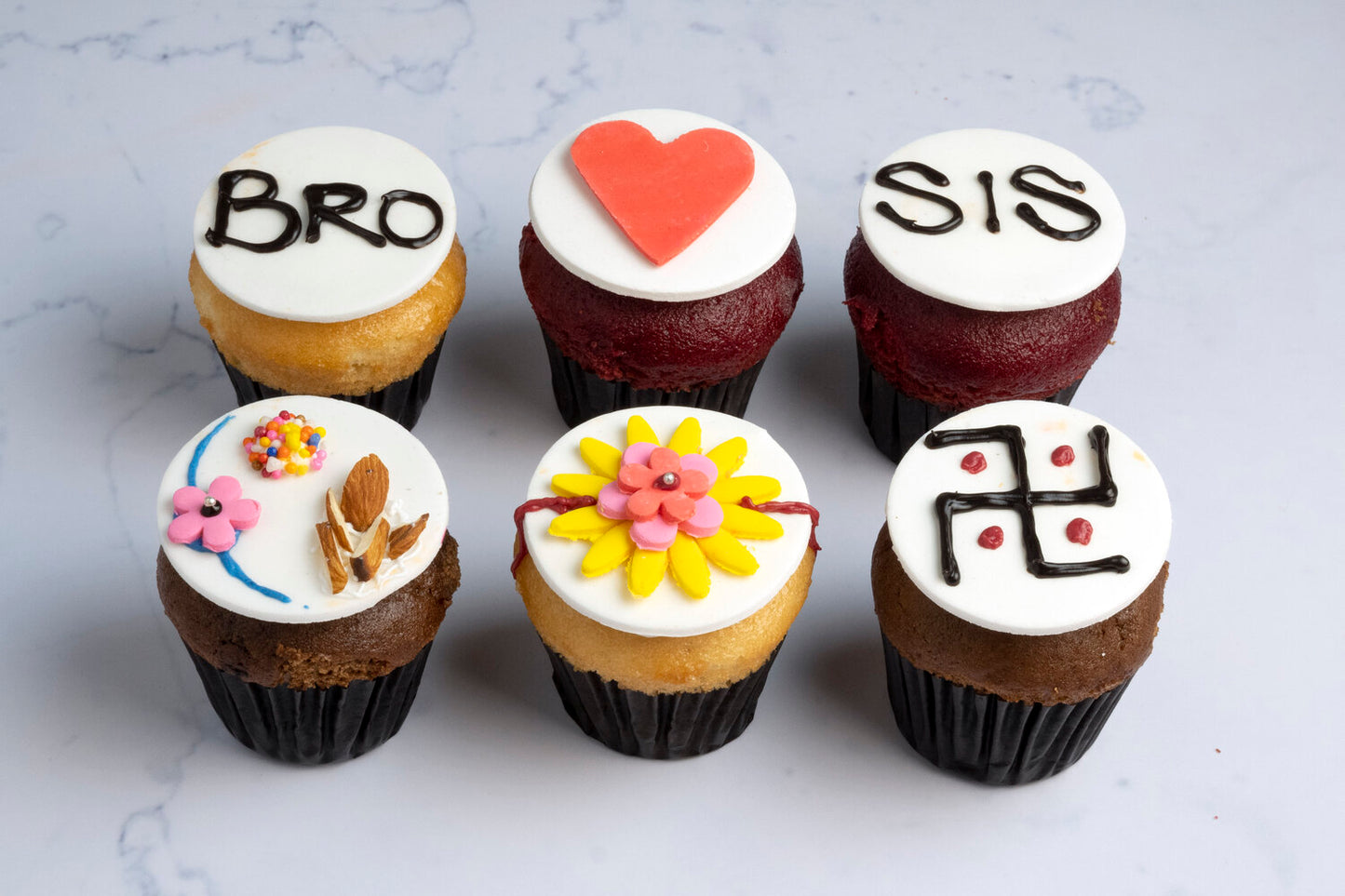 Raksha Bandhan Assorted Cupcake