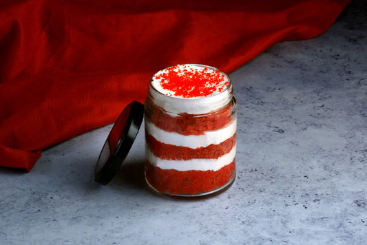 Red Velvet Jar Cake - Pack of 4