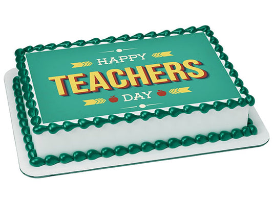 Teachers Day Photo Cake 1