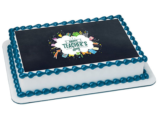 Teachers Day Photo Cake 2