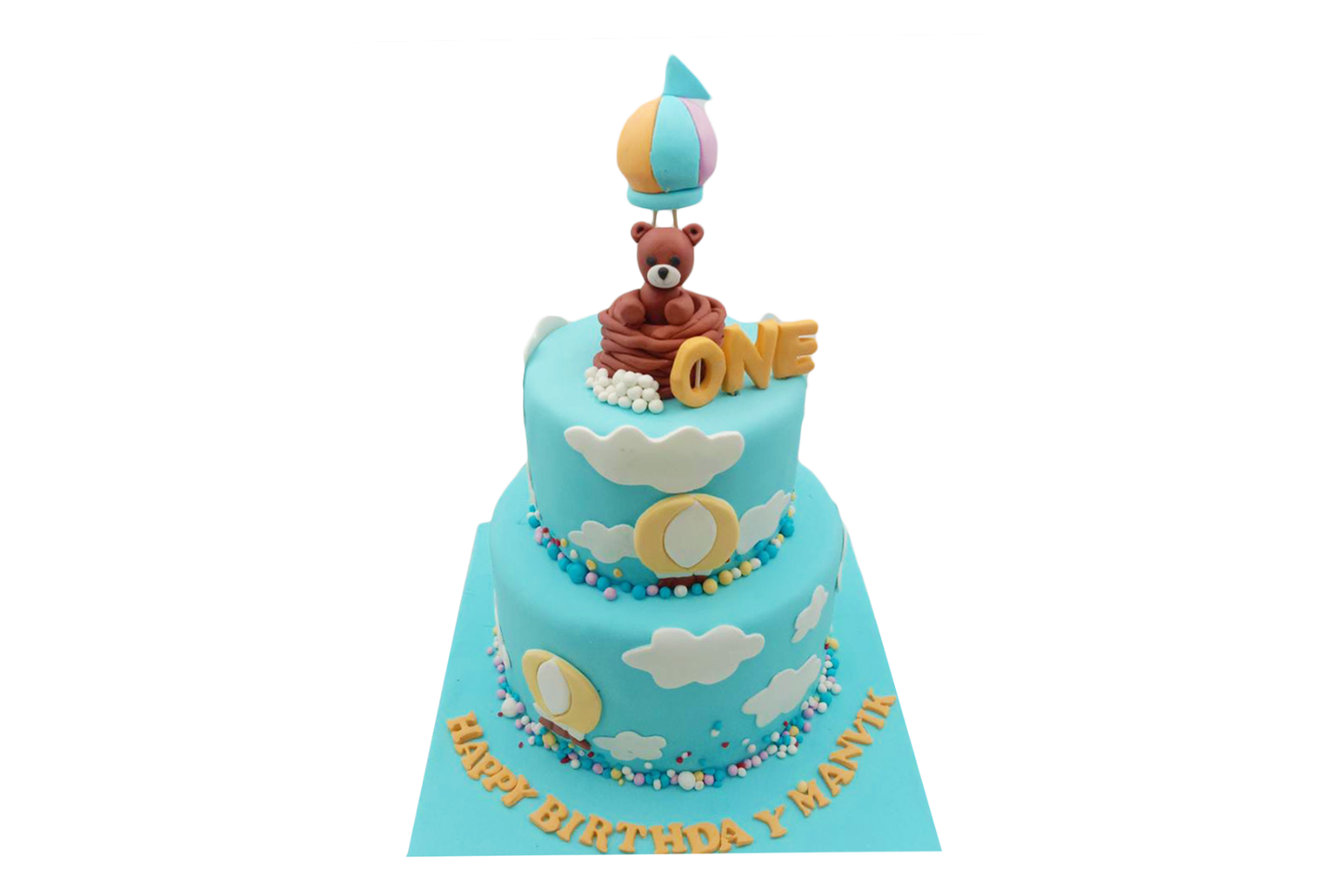 Teddy Bear 2 Tier Cake