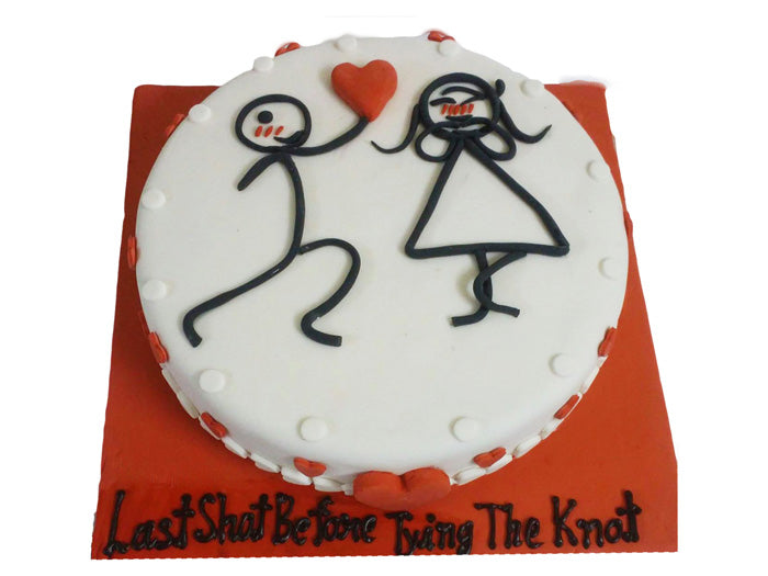 Couple Wedding Cake