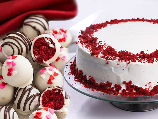 Red velvet Friendship Day Cake Combo