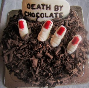Death By Chocolate Cake for Halloween
