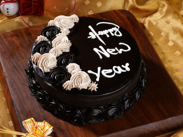 New year cake, happy new year, new year gifting