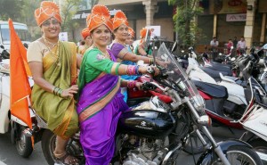 Women bikers rally at Mumbai