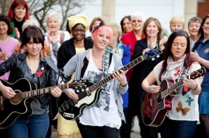 All women band at London