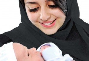 MuslimMotherHoldingBaby