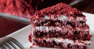 Layers of a Red Velvet Cake