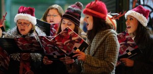 Going Caroling to Houses in the Neighborhood