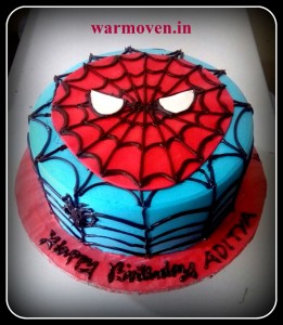 Spiderman Mask Cake