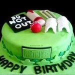 Sports Theme Cake - Cricket 30 Not Out cake