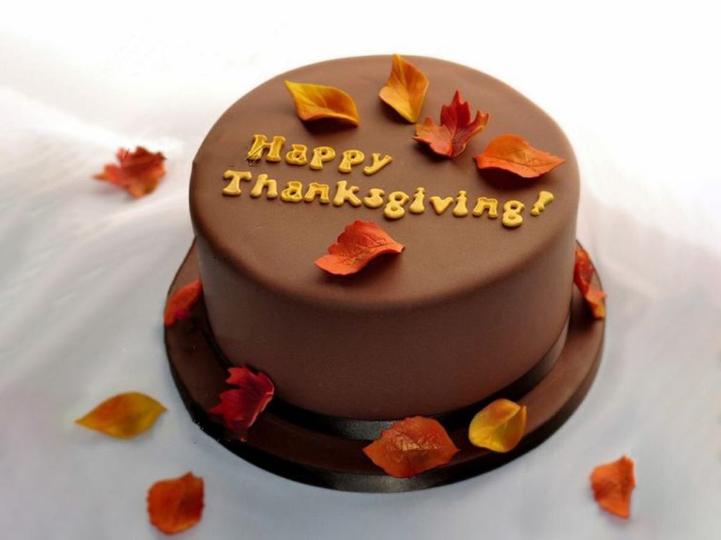 Thanksgiving Day Custom Cake