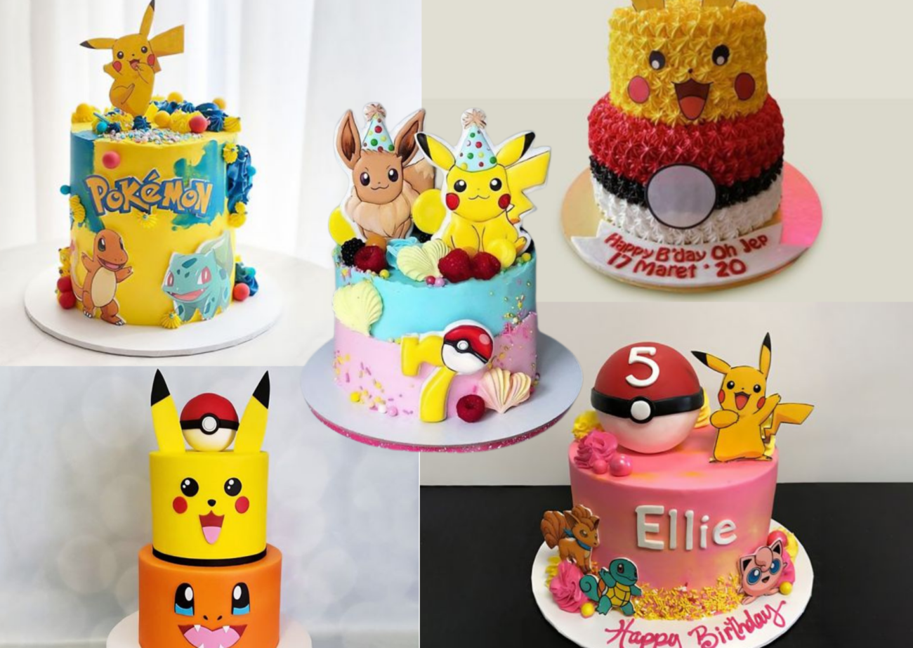 Pokemon theme cake available on WarmOven