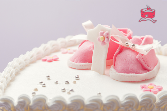 6 Month Birthday Cake Design Ideas for Baby