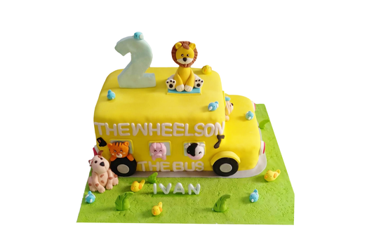 Wheels On The Bus Cake