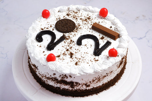 New Year 2021 Cake One Kg - Vanilla