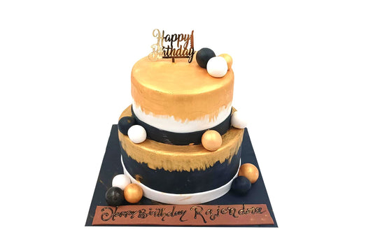 2 Tier Birthday Cake