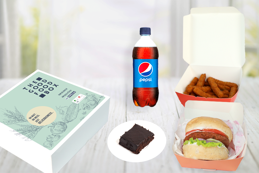 Non Veg Burger Good Food Box