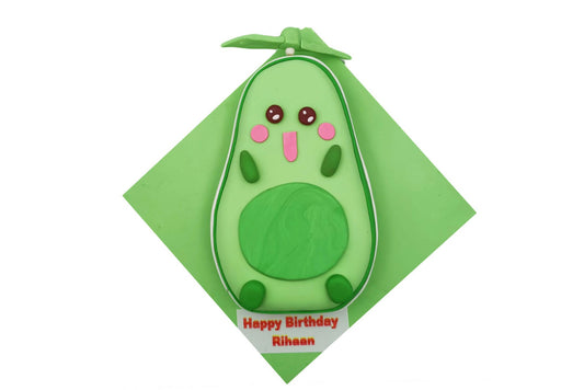 Avocado Theme Custom Cake