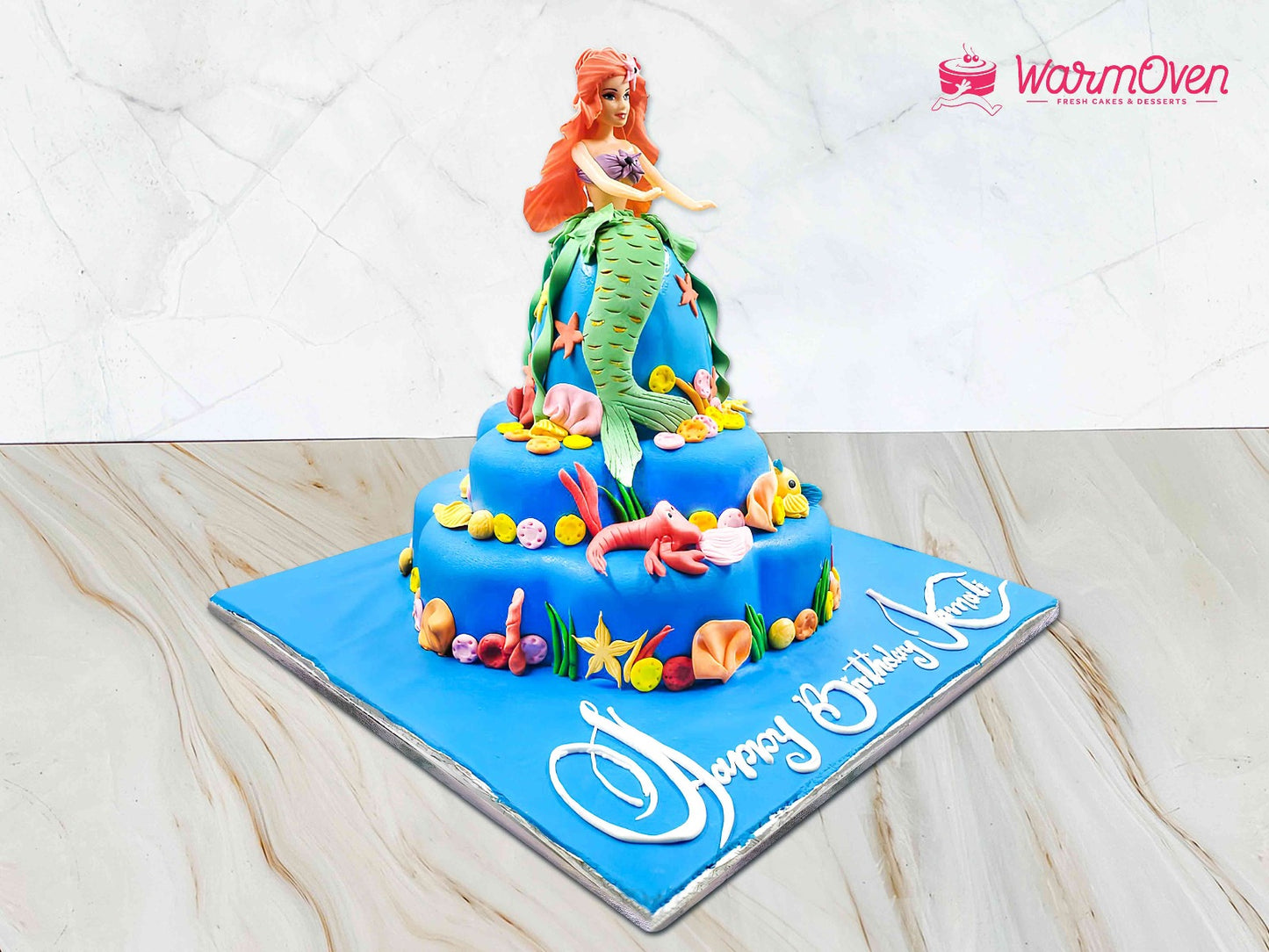 Barbie Mermaid Custom Cake